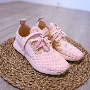 Pink sneakers
